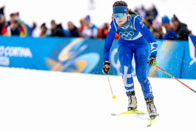 OLYMPICS - Winter Olympic Games, Olympische Spiele, Olympia, OS Milano Cortina 2026 TESERO,ITALY,12.FEB.26 - OLYMPICS, NORDIC SKIING, CROSS COUNTRY SKIING - Winter Olympic Games Milano Cortina 2026, 10km women, interval start free. Image shows Nefeli Tita (GRE).  GEPAxpictures xMatthiasxTrinkl