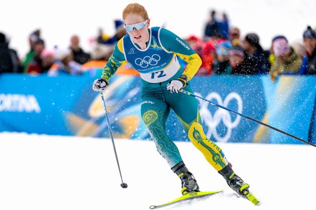 OLYMPICS - Winter Olympic Games, Olympische Spiele, Olympia, OS Milano Cortina 2026 TESERO,ITALY,12.FEB.26 - OLYMPICS, NORDIC SKIING, CROSS COUNTRY SKIING - Winter Olympic Games Milano Cortina 2026, 10km women, interval start free. Image shows Maddie Hooker (AUS).  GEPAxpictures xMatthiasxTrinkl