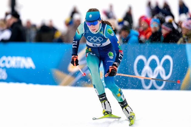 OLYMPICS - Winter Olympic Games, Olympische Spiele, Olympia, OS Milano Cortina 2026 TESERO,ITALY,12.FEB.26 - OLYMPICS, NORDIC SKIING, CROSS COUNTRY SKIING - Winter Olympic Games Milano Cortina 2026, 10km women, interval start free. Image shows Ieva Dainyte (LTU).  GEPAxpictures xMatthiasxTrinkl