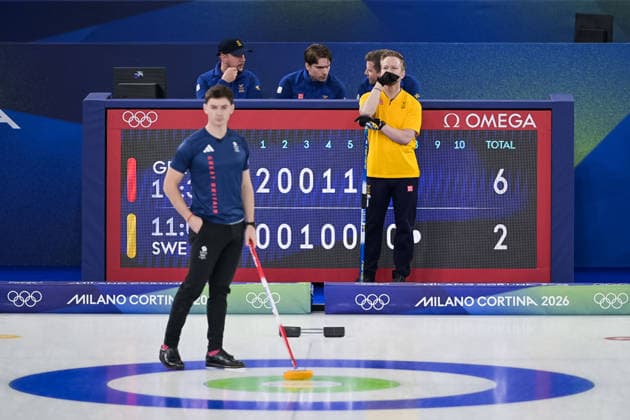 260212 Niklas Edin of Sweden looks dejected in a men s round robin curling match during day 6 of the 2026 Winter Olympics on February 12, 2026 in Cortina. Photo: Joel Marklund BILDBYRAN kod JM JE0119 bbeng curling Olympic Games, Olympische Spiele, Olympia, OS olympics winter olympics os ol olympiska spel vinter-os olympiske leker milano cortina 2026 milan cortina 2026 milano cortina 2026 olympic games milano cortina 2026 winter olympic games milano cortina-os milano cortina-ol vinter-ol sverige sweden depp *** 260212 Niklas Edin of Sweden looks dejected in a men s round robin curling match during day 6 of the 2026 Winter Olympics on February 12, 2026 in Cortina Photo Joel Marklund BILDBYRAN kod JM JE0119 bbeng curling olympic games olympics winter olympics os ol olympiska spel vinter os olympiske leker milano cortina 2026 milan cortina 2026 milano cortina 2026 olympic games milano cortina 2026 winter olympic games milano cortina os milano cortina ol vinter ol sverige sweden depp  Copyright: JOELxMARKLUND BB260212JM149