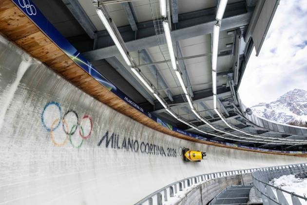 Laura Nolte ( Germany ), Women™s Monobob, Milano Cortina 2026 Olympic Games, Olympische Spiele, Olympia, OS 12-02-2026 *** Laura Nolte Germany , Women™s Monobob, Milano Cortina 2026 Olympic Games 12 02 2026 Copyright: HMBxMedia MarcxNiemeyer