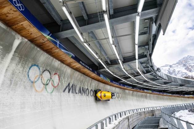Laura Nolte ( Germany ), Women™s Monobob, Milano Cortina 2026 Olympic Games, Olympische Spiele, Olympia, OS 12-02-2026 *** Laura Nolte Germany , Women™s Monobob, Milano Cortina 2026 Olympic Games 12 02 2026 Copyright: HMBxMedia MarcxNiemeyer