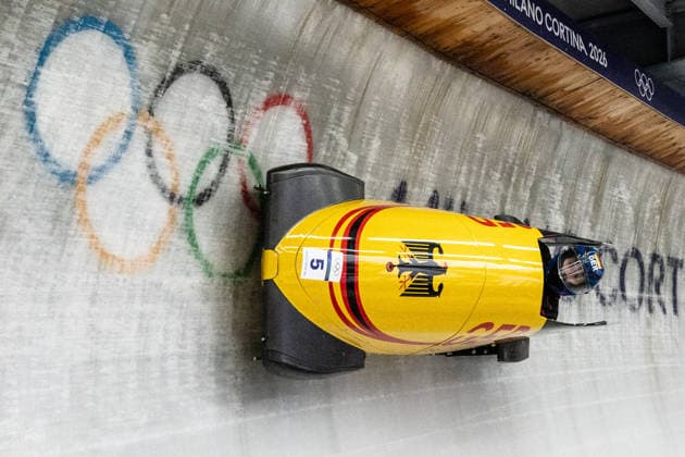 Laura Nolte ( Germany ), Women™s Monobob, Milano Cortina 2026 Olympic Games, Olympische Spiele, Olympia, OS 12-02-2026 *** Laura Nolte Germany , Women™s Monobob, Milano Cortina 2026 Olympic Games 12 02 2026 Copyright: HMBxMedia MarcxNiemeyer