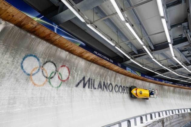 Kim Kalicki ( Germany ), Women™s Monobob, Milano Cortina 2026 Olympic Games, Olympische Spiele, Olympia, OS 12-02-2026 *** Kim Kalicki Germany , Women™s Monobob, Milano Cortina 2026 Olympic Games 12 02 2026 Copyright: HMBxMedia MarcxNiemeyer