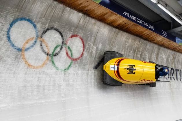 Kim Kalicki ( Germany ), Women™s Monobob, Milano Cortina 2026 Olympic Games, Olympische Spiele, Olympia, OS 12-02-2026 *** Kim Kalicki Germany , Women™s Monobob, Milano Cortina 2026 Olympic Games 12 02 2026 Copyright: HMBxMedia MarcxNiemeyer