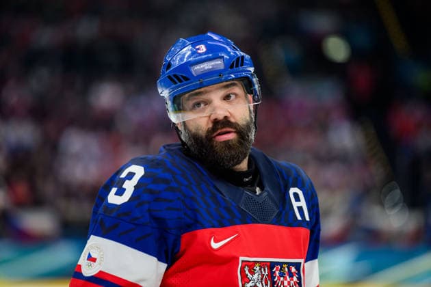 260212 Radko Gudas of Czech Replublic in the men s Ice hockey, Eishockey game between Czech Republic and Canada during day 6 of the 2026 Winter Olympics on February 12, 2026 in Milan. Photo: Carl Sandin BILDBYRAN kod CS CS0874 ishockey ice hockey Olympic Games, Olympische Spiele, Olympia, OS olympics winter olympics os ol olympiska spel vinter-os olympiske leker milano cortina 2026 milan cortina 2026 milano cortina 2026 olympic games milano cortina 2026 winter olympic games milano cortina-os milano cortina-ol vinter-ol 6 bbeng tjeckien czech republic kanada canada *** 260212 Radko Gudas of Czech Replublic in the men s ice hockey game between Czech Republic and Canada during day 6 of the 2026 Winter Olympics on February 12, 2026 in Milan Photo Carl Sandin BILDBYRAN kod CS CS0874 ishockey ice hockey olympic games olympics winter olympics os ol olympiska spel vinter os olympiske leker milano cortina 2026 milan cortina 2026 milano cortina 2026 olympic games milano cortina 2026 winter olympic games milano cortina os milano cortina ol vinter ol 6 bbeng tjeckien czech republic kanada canada  Copyright: CARLxSANDIN BB260212CS088