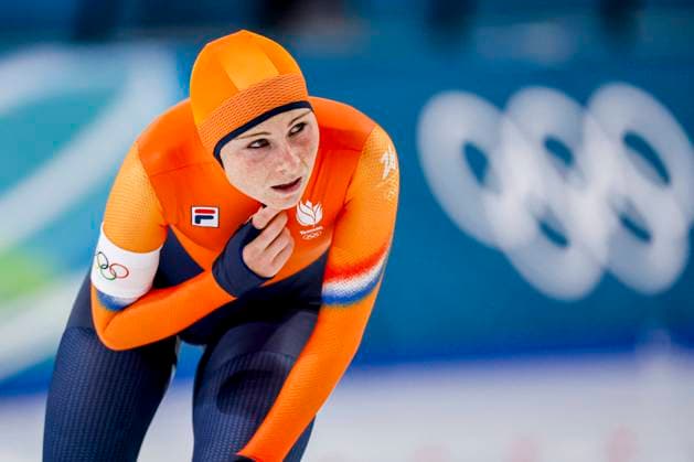 Marijke Groenewoud of the Netherlands looks exhausted after Women s 5000m, Milano Cortina 2026 Winter Olympics: Day 6, Speed skating, Eisschnelllauf - Milano Cortina 2026 Winter Olympics: Day 6, Milano Speed Skating Stadium, February 12, 2026, Milan, Italy.