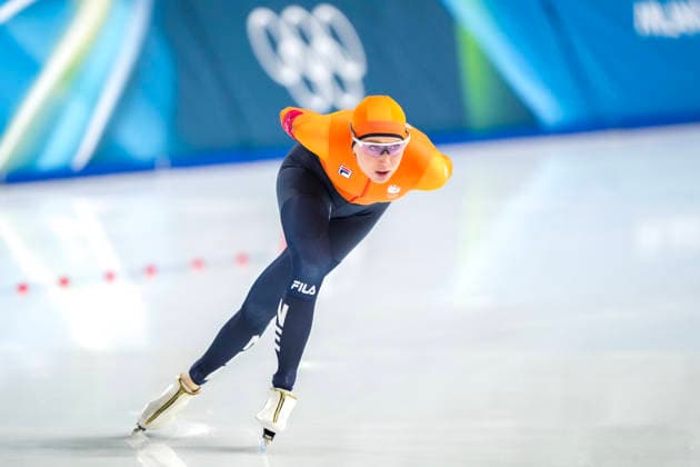 2026-02-12 - Milano Cortina 2026 Winter Olympics 5000m Women MILAN, ITALY - FEBRUARY 12: Merel Conijn of Netherlands during the 5000m Women of the Milano Cortina 2026 Winter Olympics at the Milano Speed skating, Eisschnelllauf Arena on February 12, 2026 in Milan, Italy Milan Milano Speed Skating Arena Italy Content not available for redistribution in The Netherlands directly or indirectly through any third parties. Copyright: xAndrexWeeningx