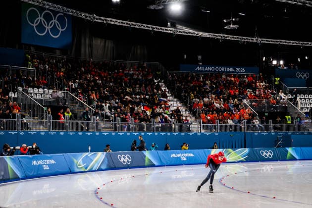260212 Ragne Wiklund of Norway competes in women s 5000 meter Speed skating, Eisschnelllauf during day 6 of the 2026 Winter Olympics on February 12, 2026 in Milan. Photo: Emma Wallskog BILDBYRAN kod EW EW0631 skridskor speed skating Olympic Games, Olympische Spiele, Olympia, OS olympics winter olympics os ol olympiska spel vinter-os olympiske leker milano cortina 2026 milan cortina 2026 milano cortina 2026 olympic games milano cortina 2026 winter olympic games milano cortina-os milano cortina-ol vinter-ol 6 bbeng dam Norway norge *** 260212 Ragne Wiklund of Norway competes in women s 5000 meter speed skating during day 6 of the 2026 Winter Olympics on February 12, 2026 in Milan Photo Emma Wallskog BILDBYRAN code EW EW0631 skates speed skating olympic games olympics winter olympics os ol olympiska spel vinter os olympiske leker milano cortina 2026 milan cortina 2026 milano cortina 2026 olympic games milano cortina 2026 winter olympic games milano cortina os milano cortina ol vinter ol 6 bbeng dam Norway norge  Copyright: EMMAxWALLSKOG BB260212EW092