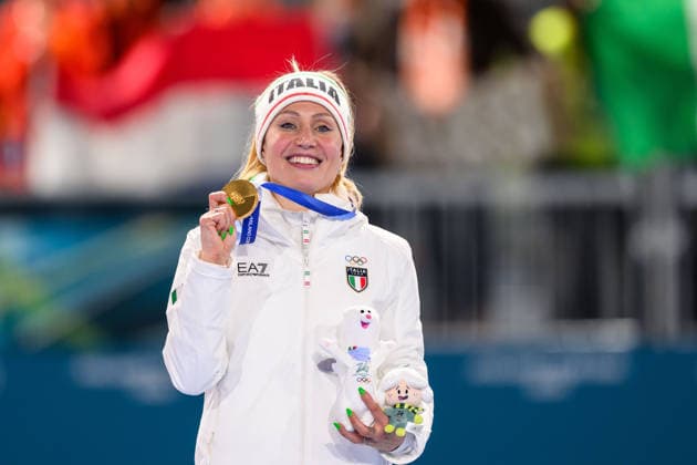 260212 Gold medalist Francesca Lollobrigida of Italy on the podium after the women s 5000 meter Speed skating, Eisschnelllauf during day 6 of the 2026 Winter Olympics on February 12, 2026 in Milan. Photo: Emma Wallskog BILDBYRAN kod EW EW0631 skridskor speed skating Olympic Games, Olympische Spiele, Olympia, OS olympics winter olympics os ol olympiska spel vinter-os olympiske leker milano cortina 2026 milan cortina 2026 milano cortina 2026 olympic games milano cortina 2026 winter olympic games milano cortina-os milano cortina-ol vinter-ol 6 bbeng dam medal medalj Gold guld *** 260212 Gold medalist Francesca Lollobrigida of Italy on the podium after the women s 5000 meter speed skating during day 6 of the 2026 Winter Olympics on February 12, 2026 in Milan Photo Emma Wallskog BILDBYRAN code EW EW0631 skates speed skating olympic games olympics winter olympics os ol olympic games winter os olympic games milano cortina 2026 milan cortina 2026 milano cortina 2026 olympic games milano cortina 2026 winter olympic games milano cortina os milano cortina ol winter ol 6 bbeng dam medal medal Gold  Copyright: EMMAxWALLSKOG BB260212EW114