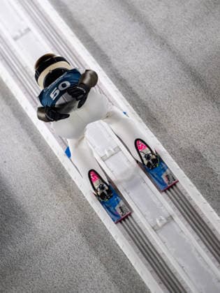 OLYMPICS - Winter Olympic Games, Olympische Spiele, Olympia, OS Milano Cortina 2026 PREDAZZO,ITALY,12.FEB.26 - OLYMPICS, NORDIC SKIING, Ski jumping, Skispringen, Ski, nordisch - Winter Olympic Games Milano Cortina 2026, large hill, women, training. Image shows Nika Prevc (SLO).  GEPAxpictures xOliverxLerch