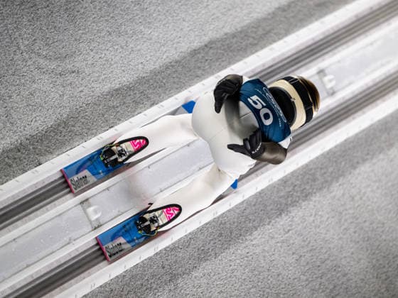 OLYMPICS - Winter Olympic Games, Olympische Spiele, Olympia, OS Milano Cortina 2026 PREDAZZO,ITALY,12.FEB.26 - OLYMPICS, NORDIC SKIING, Ski jumping, Skispringen, Ski, nordisch - Winter Olympic Games Milano Cortina 2026, large hill, women, training. Image shows Nika Prevc (SLO).  GEPAxpictures xOliverxLerch