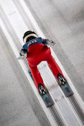 OLYMPICS - Winter Olympic Games, Olympische Spiele, Olympia, OS Milano Cortina 2026 PREDAZZO,ITALY,12.FEB.26 - OLYMPICS, NORDIC SKIING, Ski jumping, Skispringen, Ski, nordisch - Winter Olympic Games Milano Cortina 2026, large hill, women, training. Image shows Lisa Eder (AUT).  GEPAxpictures xOliverxLerch