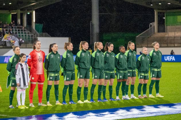 Germany, Football, UEFA, Womens Champions League, Play Offs 5 12 2025 2026 VfL Wolfsburg Juventus Turin on 12 02 in Wolfsburg AOK Stadion Team photo VfL Wolfsburg Copyright: xSvenxHeidmannx