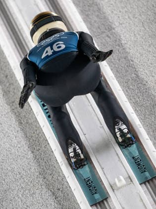 OLYMPICS - Winter Olympic Games, Olympische Spiele, Olympia, OS Milano Cortina 2026 PREDAZZO,ITALY,12.FEB.26 - OLYMPICS, NORDIC SKIING, Ski jumping, Skispringen, Ski, nordisch - Winter Olympic Games Milano Cortina 2026, large hill, women, training. Image shows Selina Freitag (GER).  GEPAxpictures xOliverxLerch