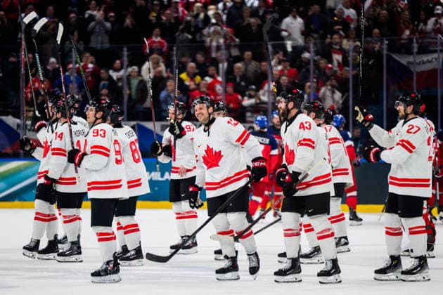 260212 Sam Reinhart of Canada celebrates after the men s Ice hockey, Eishockey game between Czech Republic and Canada during day 6 of the 2026 Winter Olympics on February 12, 2026 in Milan. Photo: Carl Sandin BILDBYRAN kod CS CS0874 ishockey ice hockey Olympic Games, Olympische Spiele, Olympia, OS olympics winter olympics os ol olympiska spel vinter-os olympiske leker milano cortina 2026 milan cortina 2026 milano cortina 2026 olympic games milano cortina 2026 winter olympic games milano cortina-os milano cortina-ol vinter-ol 6 bbeng tjeckien czech republic kanada canada jubel *** 260212 Sam Reinhart of Canada celebrates after the men s ice hockey game between Czech Republic and Canada during day 6 of the 2026 Winter Olympics on February 12, 2026 in Milan Photo Carl Sandin BILDBYRAN code CS CS0874 ice hockey ice hockey olympic games olympics winter olympics os ol olympic games winter os olympic games milano cortina 2026 milan cortina 2026 milano cortina 2026 olympic games milano cortina 2026 winter olympic games milano cortina os milano cortina ol winter ol 6 bbeng czech republic czech republic canada canada jubilation  Copyright: CARLxSANDIN BB260212CS165