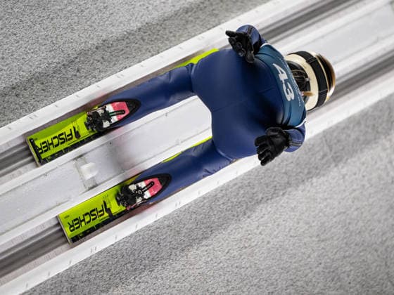 OLYMPICS - Winter Olympic Games, Olympische Spiele, Olympia, OS Milano Cortina 2026 PREDAZZO,ITALY,12.FEB.26 - OLYMPICS, NORDIC SKIING, Ski jumping, Skispringen, Ski, nordisch - Winter Olympic Games Milano Cortina 2026, large hill, women, training. Image shows  GEPAxpictures xOliverxLerch