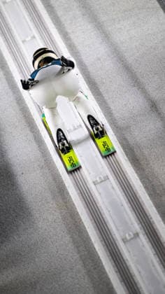 OLYMPICS - Winter Olympic Games, Olympische Spiele, Olympia, OS Milano Cortina 2026 PREDAZZO,ITALY,12.FEB.26 - OLYMPICS, NORDIC SKIING, Ski jumping, Skispringen, Ski, nordisch - Winter Olympic Games Milano Cortina 2026, large hill, women, training. Image shows Nika Vodan (SLO).  GEPAxpictures xOliverxLerch