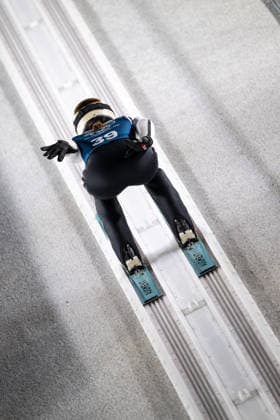 OLYMPICS - Winter Olympic Games, Olympische Spiele, Olympia, OS Milano Cortina 2026 PREDAZZO,ITALY,12.FEB.26 - OLYMPICS, NORDIC SKIING, Ski jumping, Skispringen, Ski, nordisch - Winter Olympic Games Milano Cortina 2026, large hill, women, training. Image shows Eirin Maria Kvandal (NOR).  GEPAxpictures xOliverxLerch