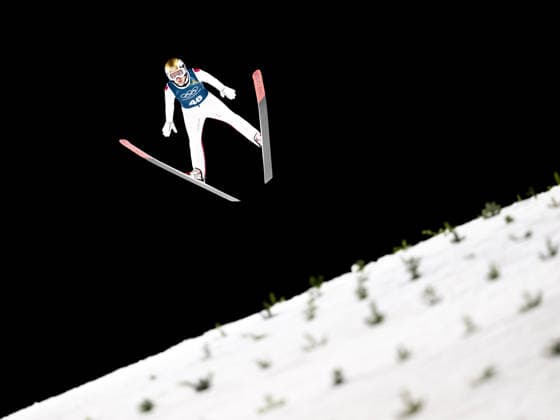 OLYMPICS - Winter Olympic Games, Olympische Spiele, Olympia, OS Milano Cortina 2026 PREDAZZO,ITALY,12.FEB.26 - OLYMPICS, NORDIC SKIING, Ski jumping, Skispringen, Ski, nordisch - Winter Olympic Games Milano Cortina 2026, large hill, men, training. Image shows Daniel Tschofenig (AUT).  GEPAxpictures xOliverxLerch