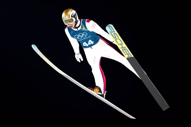 OLYMPICS - Winter Olympic Games, Olympische Spiele, Olympia, OS Milano Cortina 2026 PREDAZZO,ITALY,12.FEB.26 - OLYMPICS, NORDIC SKIING, Ski jumping, Skispringen, Ski, nordisch - Winter Olympic Games Milano Cortina 2026, large hill, men, training. Image shows Jan Hoerl (AUT).  GEPAxpictures xOliverxLerch