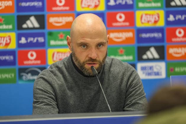 GER, Wolfsburg, VfL Wolfsburg vs Juventus Turin, Womens Champions League, Football, UEFA, Season 2025 2026, AOK Arena, Playoffs, First leg in the picture Stephan Lerch Coach VfL Wolfsburg Women at the press conference PK DFB DFL REGULATIONS PROHIBIT ANY USE OF PHOTOGRAPHS AS IMAGE SEQUENCES AND OR QUASI VIDEO, 12 02 2026 Copyright: HMBxMedia HendrikxHamelau