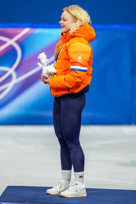 2026-02-12 - Milano Cortina 2026 Winter Olympics MILAN, ITALY - FEBRUARY 12: Xandra Velzeboer of Netherlands performing on the Short Track Speed skating, Eisschnelllauf Women s 500m Finals during the Milano Cortina 2026 Winter Olympics at the Milano Ice Skating Arena on February 12, 2026 in Milan, Italy Milan Milano Ice Skating Arena Italy Content not available for redistribution in The Netherlands directly or indirectly through any third parties. Copyright: xAndrexWeeningx