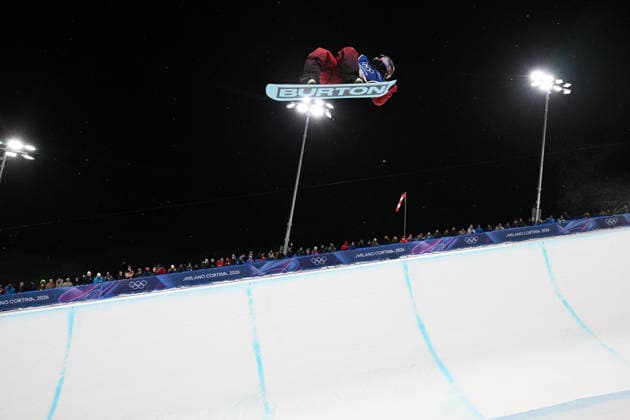 (260212) -- LIVIGNO, Feb. 12, 2026 -- Cai Xuetong of China competes during the women s snowboard halfpipe final at the Milan-Cortina 2026 Olympic Winter games, Winterspiele,Spiele, Summer games in Livigno, Italy, Feb. 12, 2026. ) (MICO2026)ITALY-LIVIGNO-OLYMPIC WINTER GAMES-WOMEN S SNOWBOARD HALFPIPE-FINAL XiaxYifang 