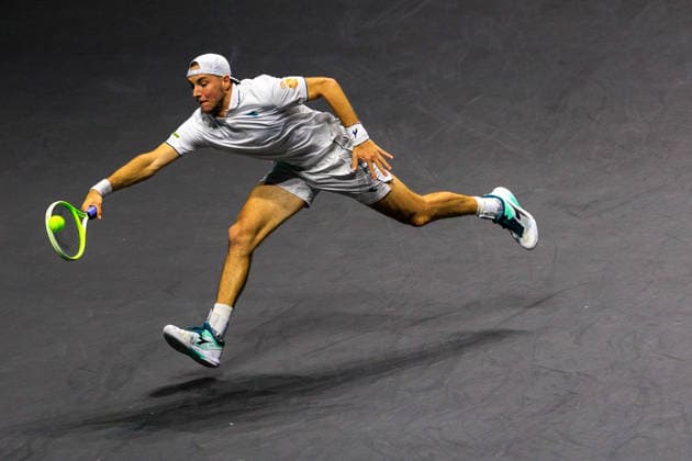 2026-02-12 ABN AMRO Open ROTTERDAM, NETHERLANDS - FEBRUARY 12: Jan-Lennard Struff of Germany during the ABN AMRO Open at Ahoy on February 12, 2026 in Rotterdam, Netherlands. Rotterdam Ahoy Netherlands Content not available for redistribution in The Netherlands directly or indirectly through any third parties. Copyright: xMarcelxvanxPlateringenx