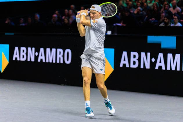 2026-02-12 ABN AMRO Open ROTTERDAM, NETHERLANDS - FEBRUARY 12: Jan-Lennard Struff of Germany during the ABN AMRO Open at Ahoy on February 12, 2026 in Rotterdam, Netherlands. Rotterdam Ahoy Netherlands Content not available for redistribution in The Netherlands directly or indirectly through any third parties. Copyright: xMarcelxvanxPlateringenx