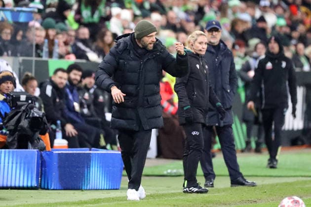 VfL vs Juventus, CL Women Wolfsburg, 12 02 2026, Football, Women, VfL Wolfsburg vs Juventus Turin, Champions League, Play Offs, Season 2025 2026, Head Coach Stephan Lerch VfL Wolfsburg AOK Stadium Lower Saxony Germany