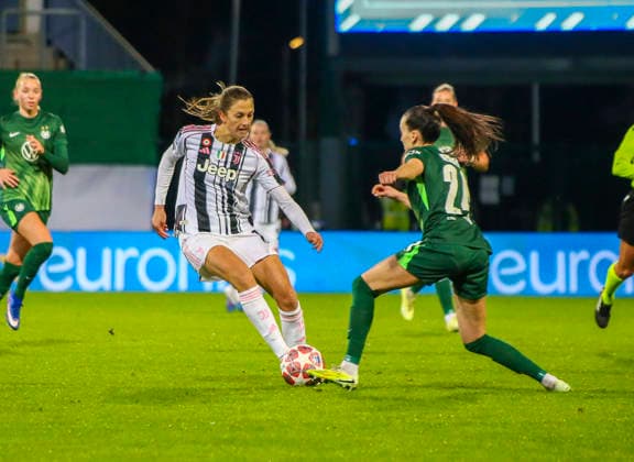Germany Football UEFA Women™s Champions League 2025 2026, Playoffs VfL Wolfsburg vs Juventus AOK Stadion Wolfsburg Joelle Wedemeyer VfL Wolfsburg Women, 24 Wolfsburg Copyright: xAymanxAlahmedx