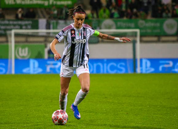 Germany Football UEFA Women™s Champions League 2025 2026, Playoffs VfL Wolfsburg vs Juventus AOK Stadion Wolfsburg Barbara Bonansea Juventus, 11 Wolfsburg Copyright: xAymanxAlahmedx