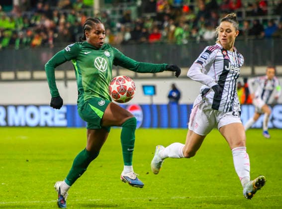 Germany Football UEFA Women™s Champions League 2025 2026, Playoffs VfL Wolfsburg vs Juventus AOK Stadion Wolfsburg Lineth Beerensteyn VfL Wolfsburg Women, 9 Wolfsburg Copyright: xAymanxAlahmedx