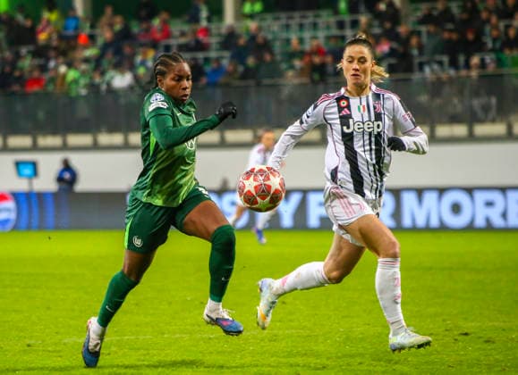 Germany Football UEFA Women™s Champions League 2025 2026, Playoffs VfL Wolfsburg vs Juventus AOK Stadion Wolfsburg Lineth Beerensteyn VfL Wolfsburg Women, 9 Wolfsburg Copyright: xAymanxAlahmedx