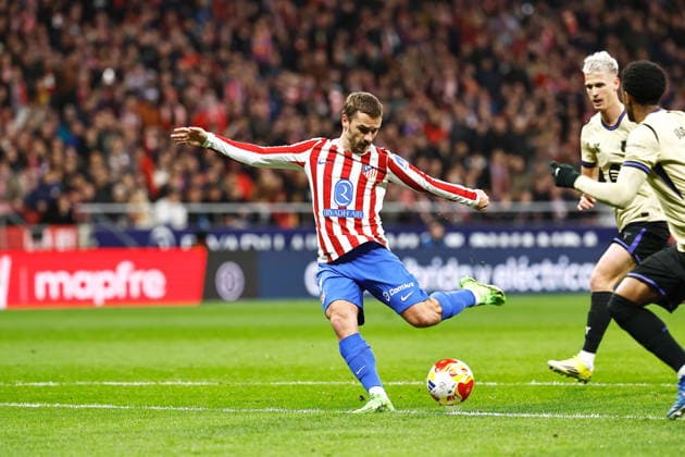 Antoine Griezmann (Atletico), FEBRUARY 12, 2026 - Football Soccer : Spanish Copa del Rey Mapfre Semi finals 1st leg match between Club Atletico de Madrid - FC Barcelona, Barca at the Estadio Riyahd Air Metropolitano in Madrid, Spain. Noxthirdxpartyxsales  aflo_319580494