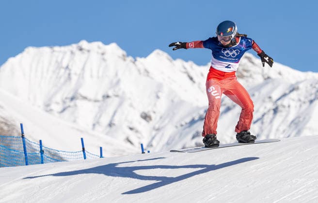 OLYMPICS - Winter Olympic Games, Olympische Spiele, Olympia, OS Milano Cortina 2026 LIVIGNO,ITALY,13.FEB.26 - OLYMPICS, SNOWBOARD - Winter Olympic Games Milano Cortina 2026, Snowboard Cross, women, qualification. Image shows Noemie Wiedmer (SUI).  GEPAxpictures xHaraldxSteiner