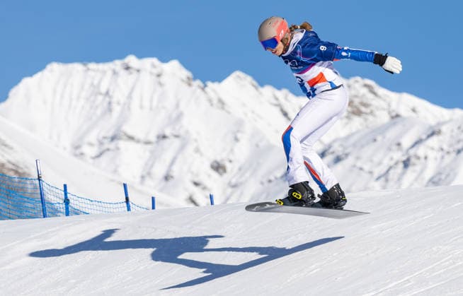 OLYMPICS - Winter Olympic Games, Olympische Spiele, Olympia, OS Milano Cortina 2026 LIVIGNO,ITALY,13.FEB.26 - OLYMPICS, SNOWBOARD - Winter Olympic Games Milano Cortina 2026, Snowboard Cross, women, qualification. Image shows Chloe Trespeuch (FRA).  GEPAxpictures xHaraldxSteiner