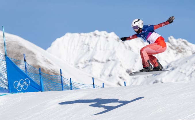 OLYMPICS - Winter Olympic Games, Olympische Spiele, Olympia, OS Milano Cortina 2026 LIVIGNO,ITALY,13.FEB.26 - OLYMPICS, SNOWBOARD - Winter Olympic Games Milano Cortina 2026, Snowboard Cross, women, qualification. Image shows Aline Albrecht (SUI).  GEPAxpictures xHaraldxSteiner