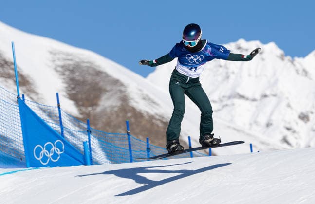 OLYMPICS - Winter Olympic Games, Olympische Spiele, Olympia, OS Milano Cortina 2026 LIVIGNO,ITALY,13.FEB.26 - OLYMPICS, SNOWBOARD - Winter Olympic Games Milano Cortina 2026, Snowboard Cross, women, qualification. Image shows Blanca Brunner (HUN).  GEPAxpictures xHaraldxSteiner