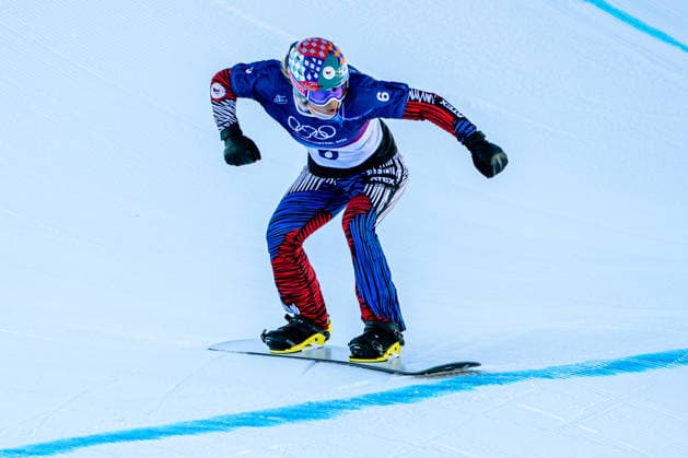 XXV Winter Olympic Games, Olympische Spiele, Olympia, OS in Livigno, Italy, on February 13, 2026. Snowboard Women s Snowboard Cross qualifications. Eva Adamczykova of Czech Republic. (CTKxPhoto DavidxTanecek) CTKPhotoP2026021303511  CTKPhotoP2026021303511