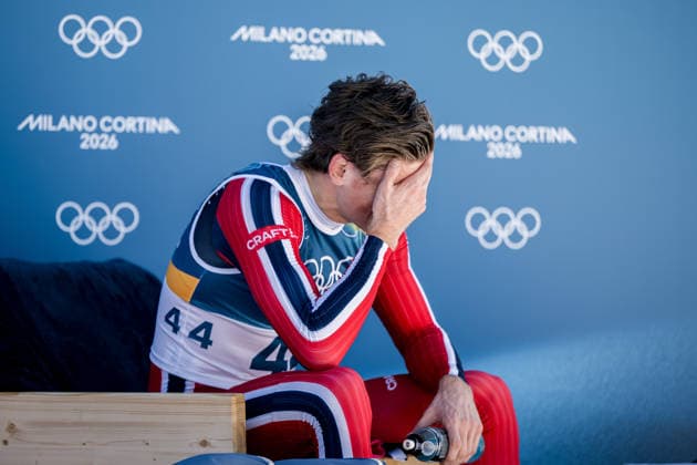 260213 Johannes Hosflot Klaebo of Norway after competing in the men s 10km free technique individual start cross-country skiing race during day 7 of the 2026 Winter Olympics on February 13, 2026 in Val di Fiemme. Photo: Maxim Thore BILDBYRAN kod MT MT0976 skidor cross-country skiing langrenn Olympic Games, Olympische Spiele, Olympia, OS olympics winter olympics os ol olympiska spel vinter-os olympiske leker milano cortina 2026 milan cortina 2026 milano cortina 2026 olympic games milano cortina 2026 winter olympic games milano cortina-os milano cortina-ol vinter-ol 7 bbeng intervallstart norge jubel depp *** 260213 Johannes Hosflot Klaebo of Norway after competing in the men s 10km free technique individual start cross country skiing race during day 7 of the 2026 Winter Olympics on February 13, 2026 in Val di Fiemme Photo Maxim Thore BILDBYRAN kod MT MT0976 skidor cross country skiing langrenn olympic games olympics winter olympics os ol olympiska spel vinter os olympiske leker milano cortina 2026 milan cortina 2026 milano cortina 2026 olympic games milano cortina 2026 winter olympic games milano cortina os milano cortina ol vinter ol 7 bbeng intervallstart norge jubel depp  Copyright: MAXIMxTHORE BB260213MT058