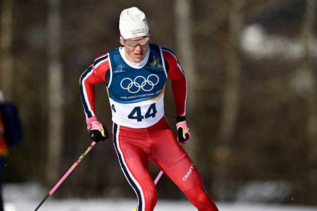 LKS 20260213 Johannes Hösflot Kläbo of Norway competes during men s Cross-Country Skiing 10km Interval Freestyle event at the Milano Cortina Winter Olympics at the Tesero Cross Country Skiing Stadium on February 13, 2026. - RONI REKOMAA Tesero Italy AQXFkPKiprw  Copyright: xRonixRekomaax AQXFkPKiprw
