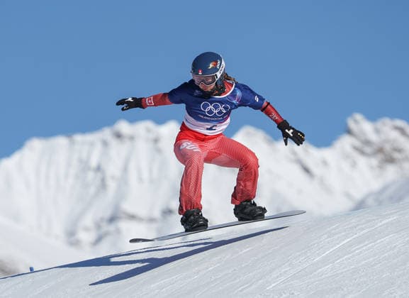Milano Cortina 2026 - XXV Olympic Winter games, Winterspiele,Spiele, Summer games Livigno - Italy Womans s Snowboard Cross - Qualification Image Show: WIEDMER Noemie SUI  Copyright: xSergioxBisi IPAxSportx xipa-agency.netx xx IPA_71424766 IPA_Agency_IPA71424766