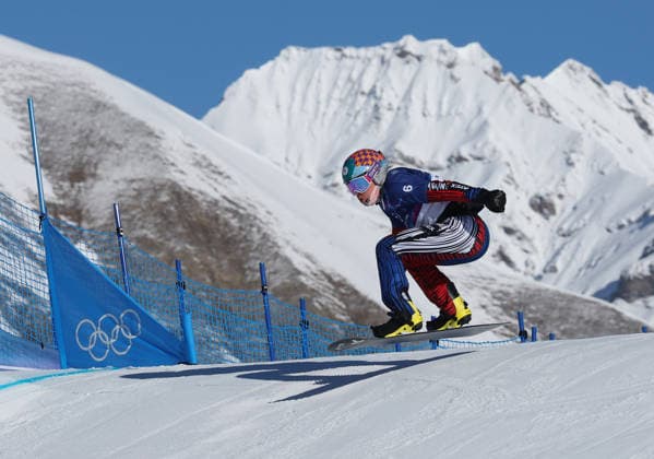 Milano Cortina 2026 - XXV Olympic Winter games, Winterspiele,Spiele, Summer games Livigno - Italy Womans s Snowboard Cross - Qualification Image Show: ADAMCZYKOVA Eva CZE  Copyright: xSergioxBisi IPAxSportx xipa-agency.netx xx IPA_71424820 IPA_Agency_IPA71424820