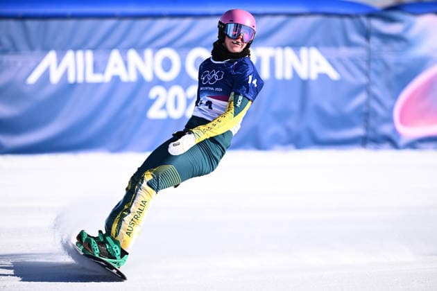 2026 WINTER Olympic Games, Olympische Spiele, Olympia, OS Josie Baff of Australia during the Women™s Snowboard Cross Seeding runs at the Livigno Snow Park on day 7 of the 2026 Milano Cortina Winter Olympic Games in Livigno, Italy, Wednesday, February 11, 2026. ( NO ARCHIVING, EDITORIAL USE ONLY LIVIGNO SONDRIO ITALY  Copyright: xDANxHIMBRECHTSx 20260213179142588190