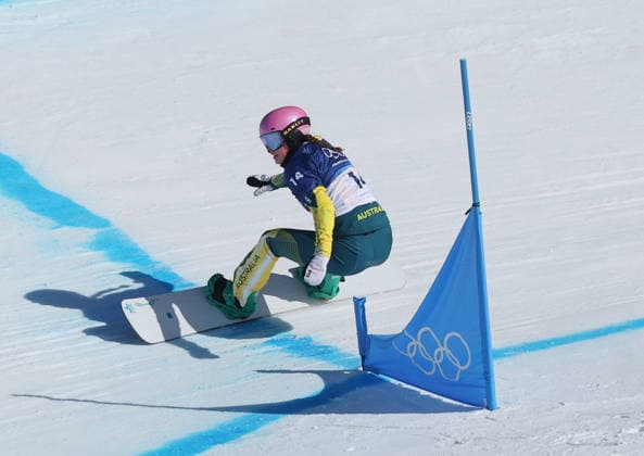 Milano Cortina 2026 - XXV Olympic Winter games, Winterspiele,Spiele, Summer games Livigno - Italy Womans s Snowboard Cross - Qualification Image Show: BAFF Josie AUS  Copyright: xSergioxBisi IPAxSportx xipa-agency.netx xx IPA_71425038 IPA_Agency_IPA71425038