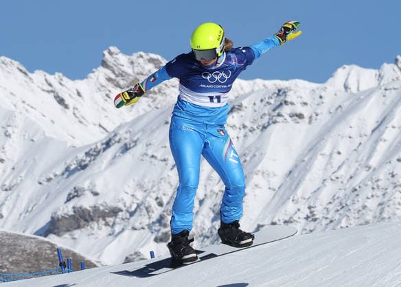 GIOCHI OLIMPICI - Olimpiadi Invernali Milano-Cortina 2026 - Snowboard Milano Cortina 2026 - XXV Olympic Winter games, Winterspiele,Spiele, Summer games Livigno - Italy Womans s Snowboard Cross - Qualification Image Show: MOIOLI Michela ITA Cortina D Ampezzo Italy  Copyright: xIPAxSport ABACAx