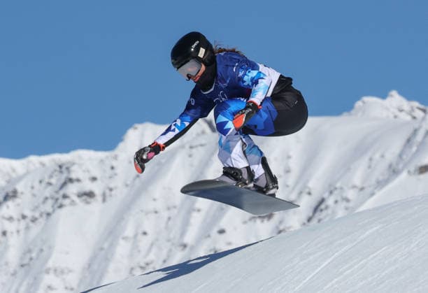 GIOCHI OLIMPICI - Olimpiadi Invernali Milano-Cortina 2026 - Snowboard Milano Cortina 2026 - XXV Olympic Winter games, Winterspiele,Spiele, Summer games Livigno - Italy Womans s Snowboard Cross - Qualification Image Show: TEDER Mai Brit EST Cortina D Ampezzo Italy  Copyright: xIPAxSport ABACAx