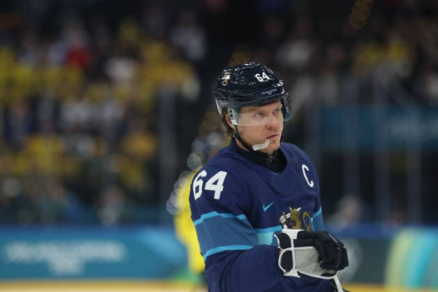 February 13, 2026, Milan, Lombardy, Italy: MIKAEL GRANLUND 64 of Finland in the Preliminary Round Group B game between Team Finland and Team Sweden at the Milano Cortina 2026 Olympic Games, Olympische Spiele, Olympia, OS Milan Italy - ZUMAc179 20260213_oly_c179_050 Copyright: xMickaelxChavetx